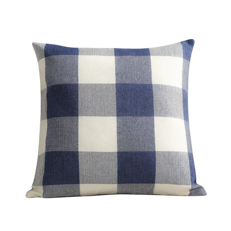 BowLift | Cozy Checked Cushion Cover in Country Style – Autumn Plaid (1+1 FREE)