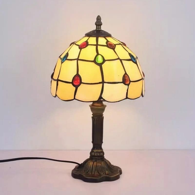 BowLift | Retro Baroque Tiffany Glass LED Table Lamp E27