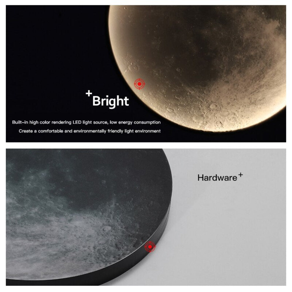 BowLift | 3D LED Moon or Earth Ceiling or Wall Light