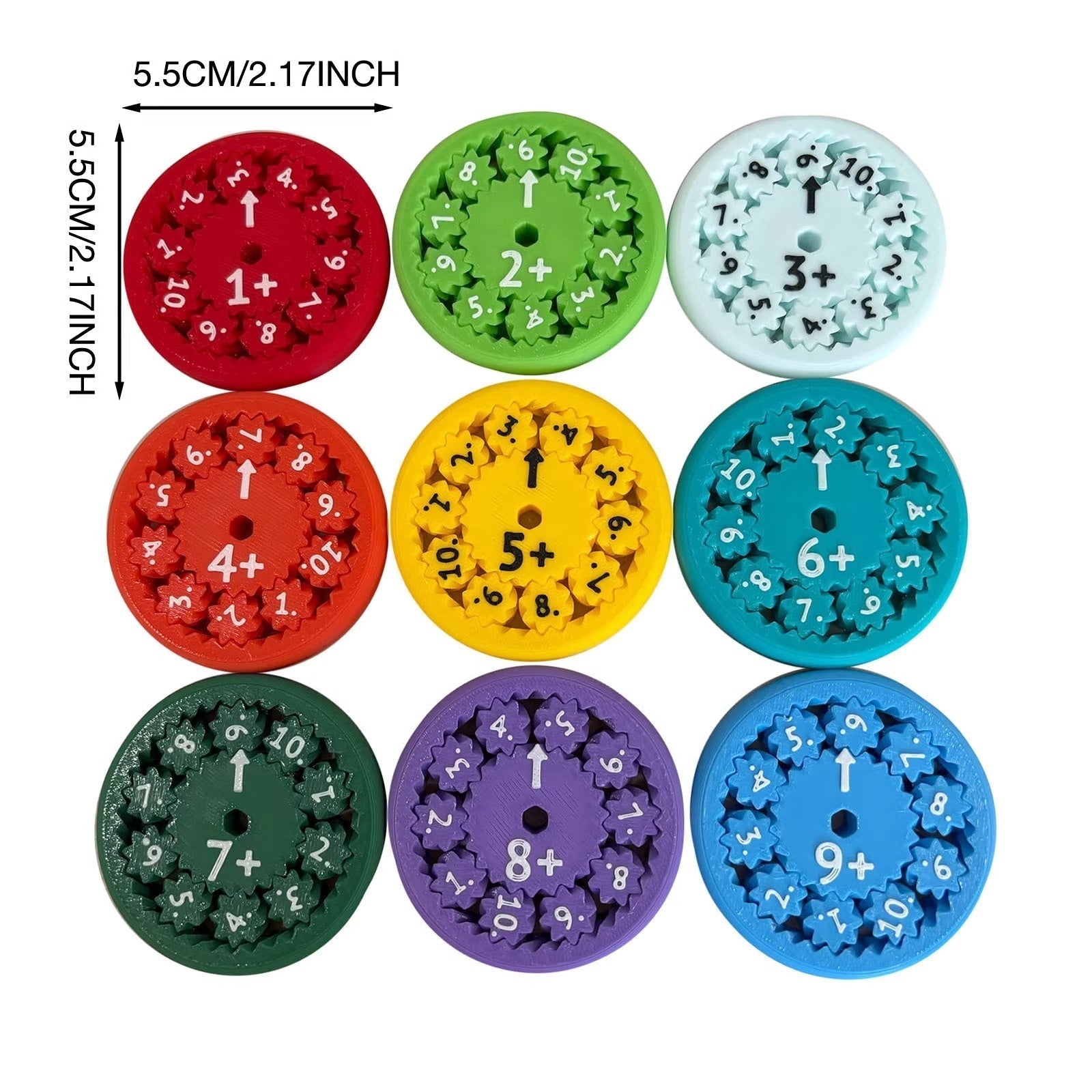 BowLift | Educational Maths Fidget Toy Colourful Spinner