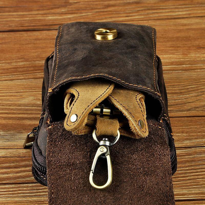 BowLift | Premium Leather Men's Waist Bag