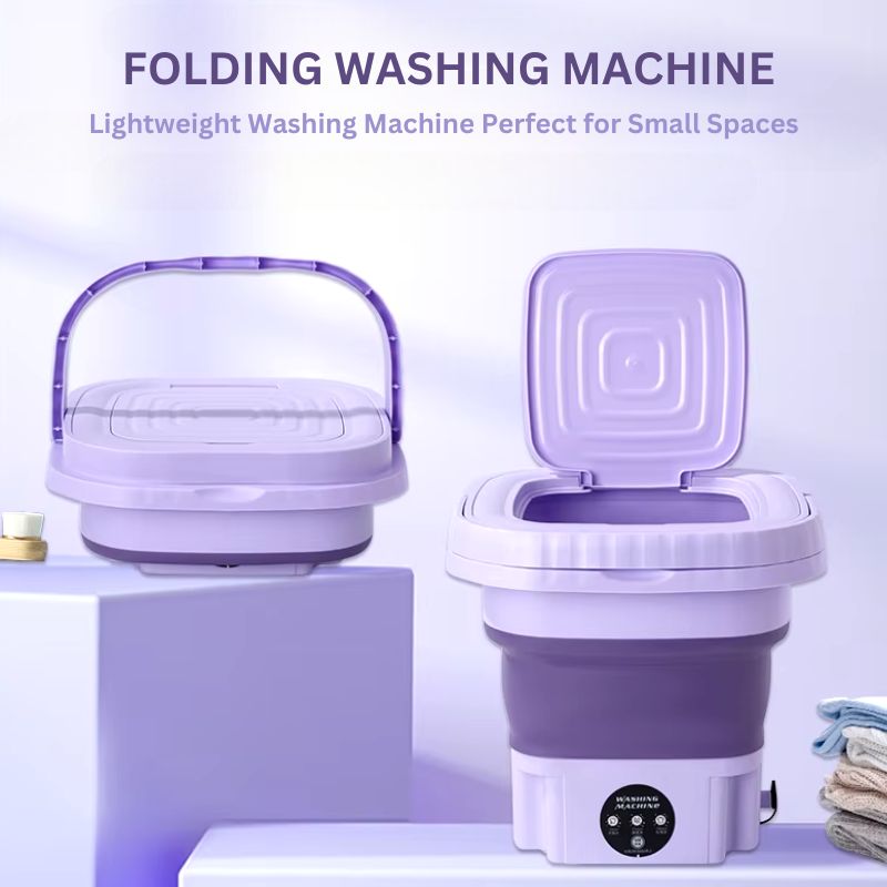 BowLift | 8L Foldable Mini Washing Machine with Dryer