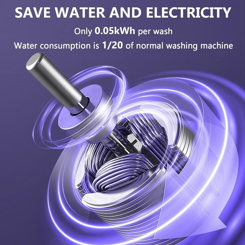 BowLift | 8L Foldable Mini Washing Machine with Dryer