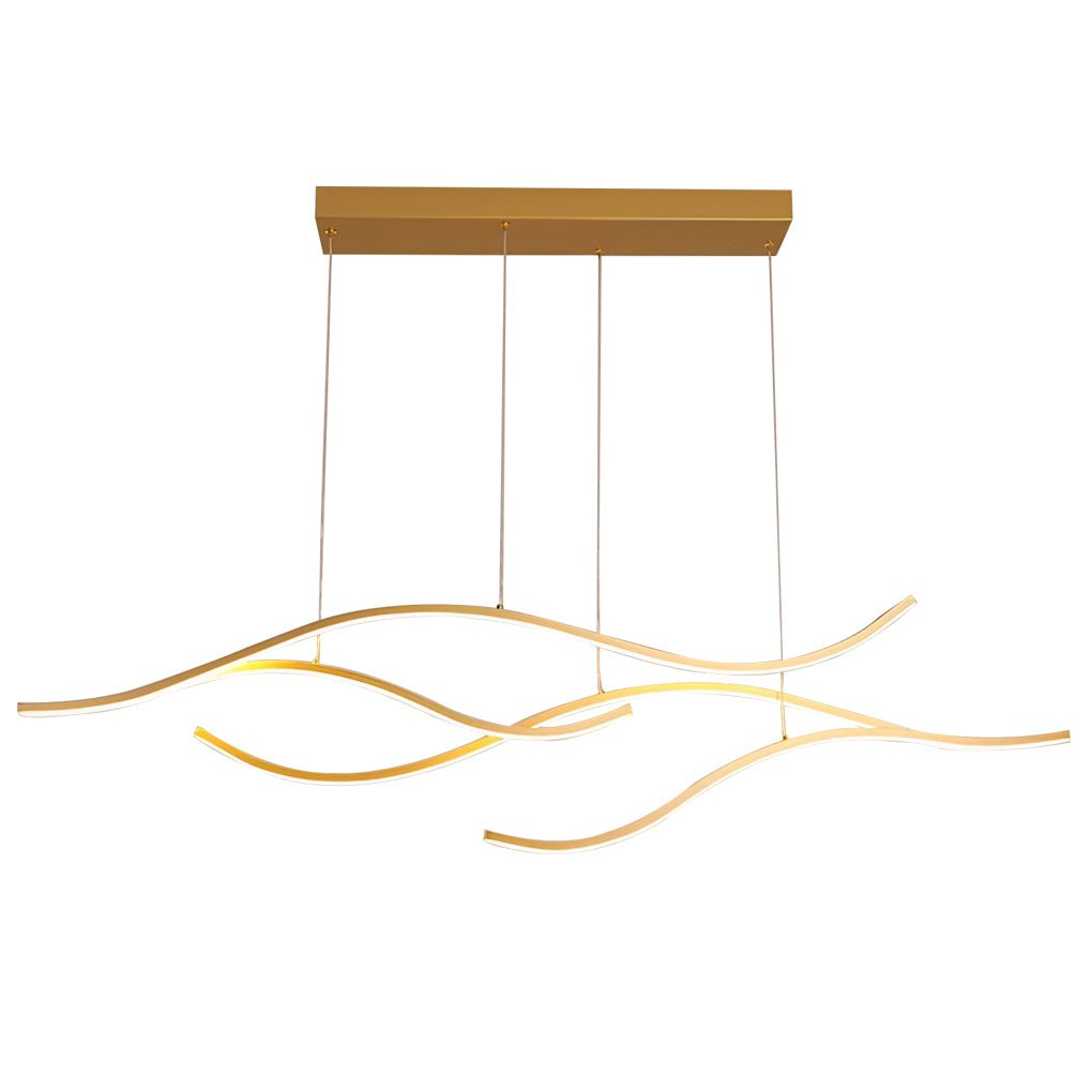 BowLift | Designer LED Ceiling Lamp with Wavy Curved Shape