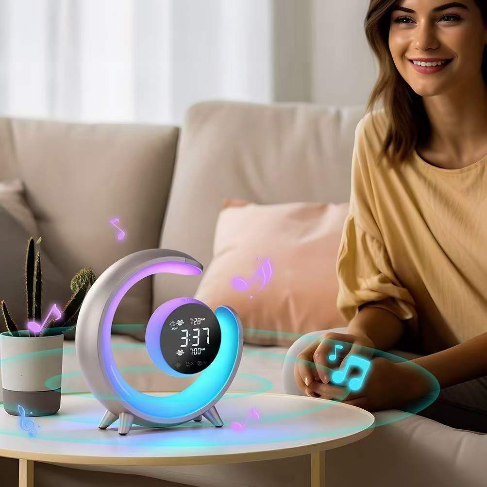 BowLift | Multifunctional Night Light with RGB & Alarm Clock Function – Lumivo
