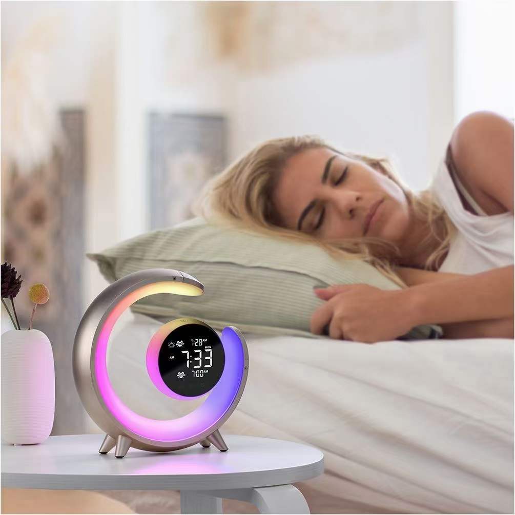 BowLift | Multifunctional Night Light with RGB & Alarm Clock Function – Lumivo