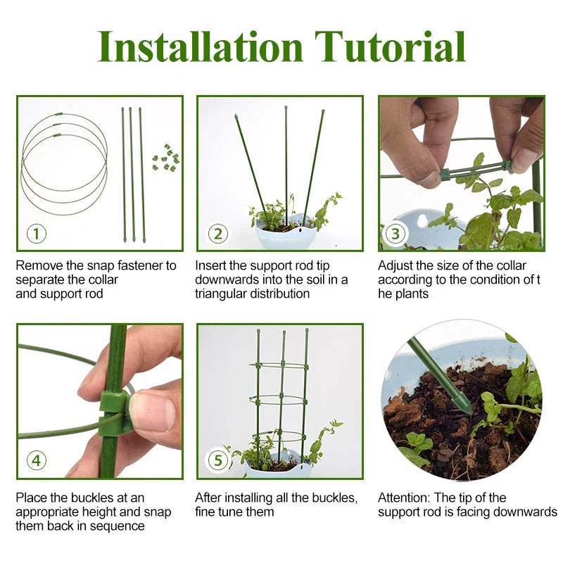 BowLift | Climbing frame for plants – Sturdy support ring frame for climbing plants
