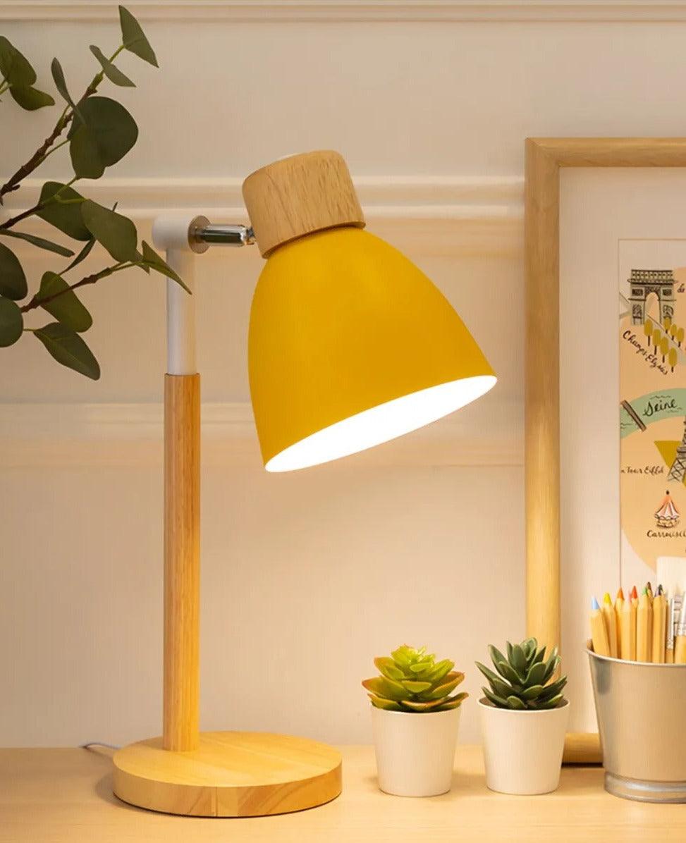 BowLift | Nordic Table Lamp | Wood, Iron