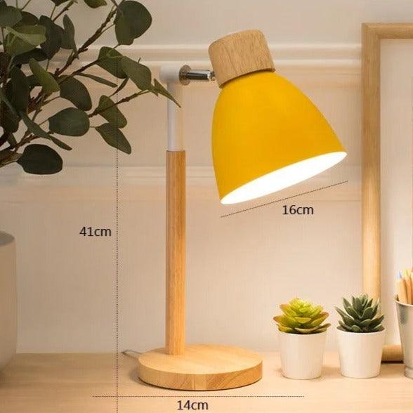 BowLift | Nordic Table Lamp | Wood, Iron