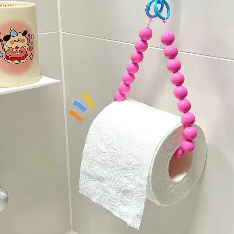 BowLift | Innovative hanging toilet paper holder with beads