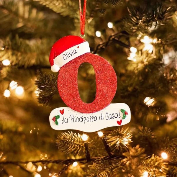 BowLift | Personalized Christmas 24 Letters Ornaments
