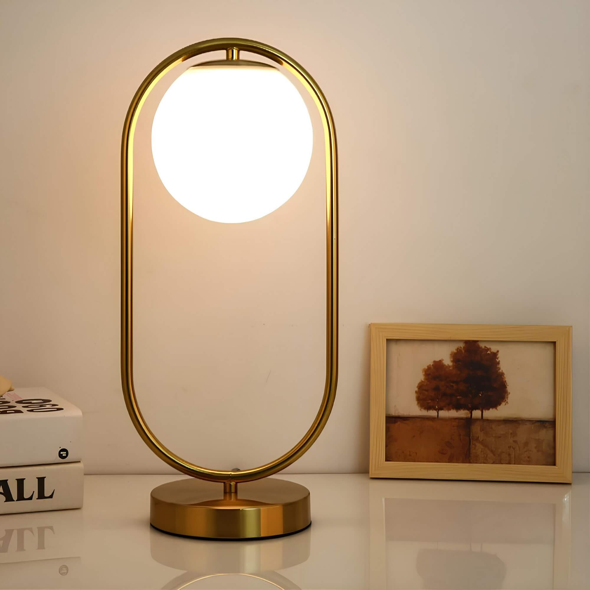 BowLift | Glass Table Lamp