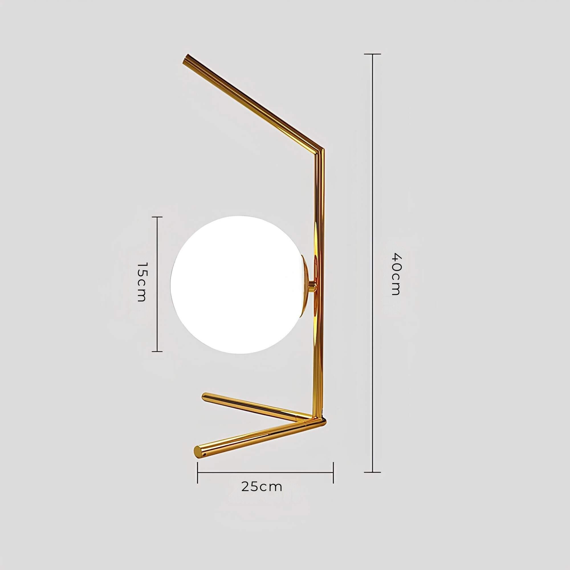 BowLift | Glass Table Lamp