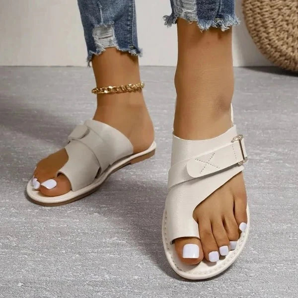 BowLift | Women's Orthopedic Hallux Valgus Correction Leather Sandals