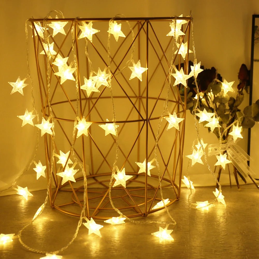 BowLift | Outdoor Star LED String Lights – Enchanting Garland Lights for Weddings, Parties, & Christmas