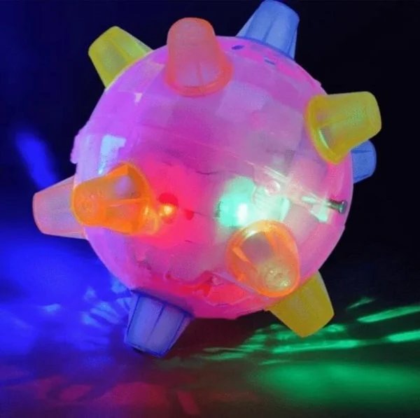 BowLift | Dog Toy LED Bouncing Interactive Ball Rubber