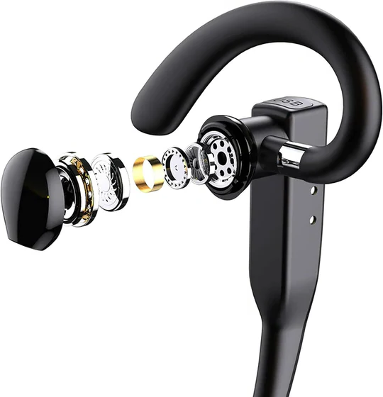 BowLift | Bluetooth Headset with Mic Noise Cancelling Earpiece