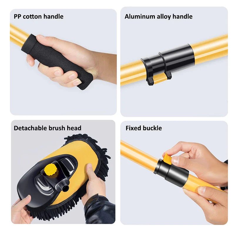 BowLift | Car Wash Mop – Adjustable, Scratch-Free Cleaning Tool for Cars, Windows & More