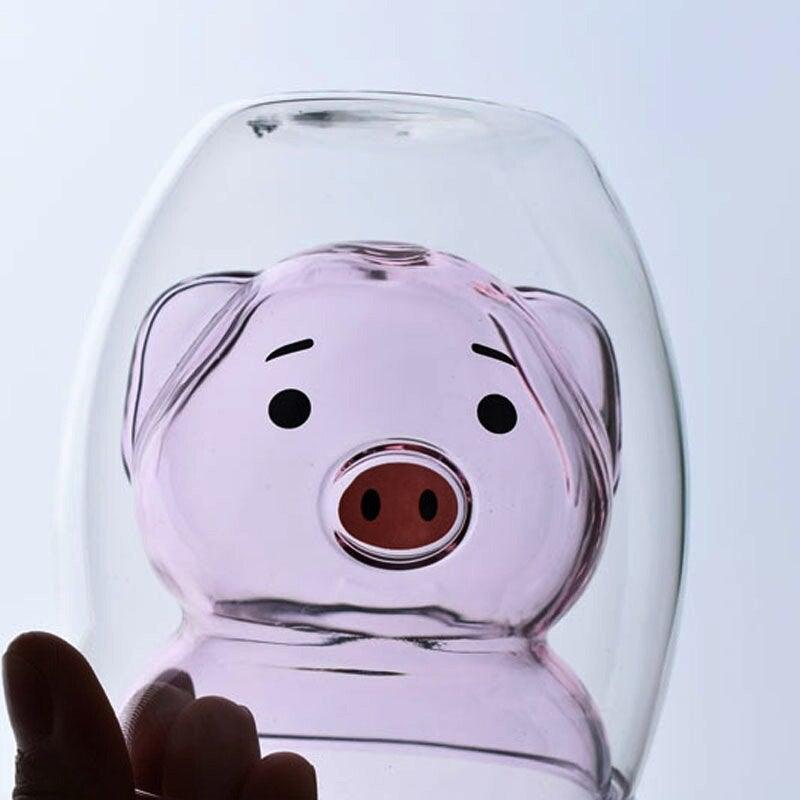 BowLift | Piggy Glass - Heat-resistant Glass