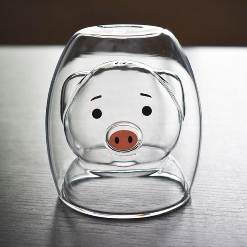 BowLift | Piggy Glass - Heat-resistant Glass