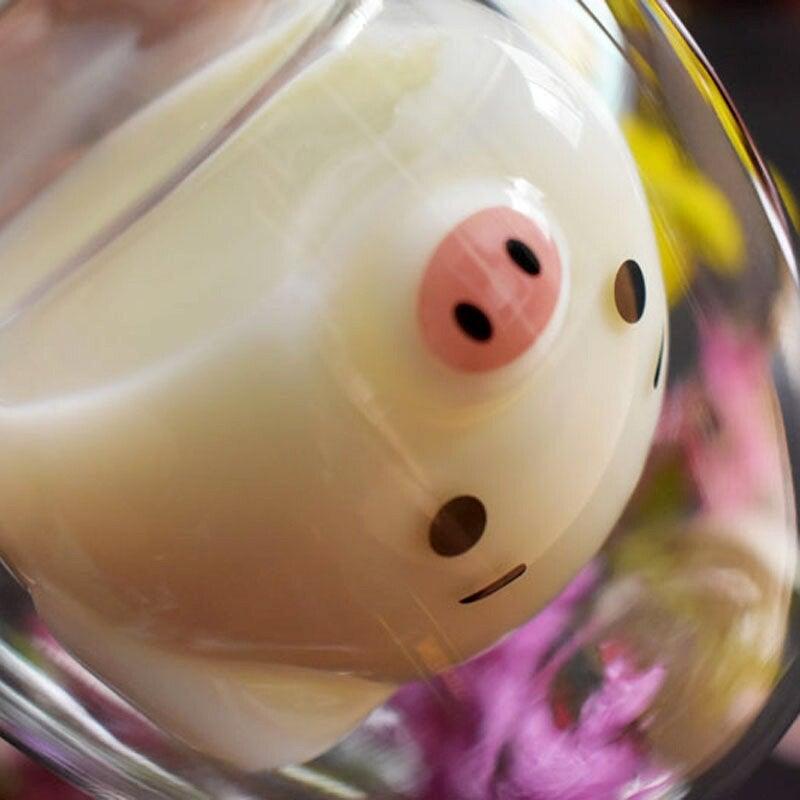 BowLift | Piggy Glass - Heat-resistant Glass