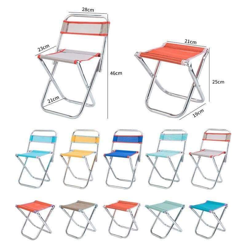 BowLift | Outdoor Chairs Children Adults Garden Furniture Beach Chair Ultralight Seat Fishing Stool Made of Stainless Steel Portable Picnic Chair