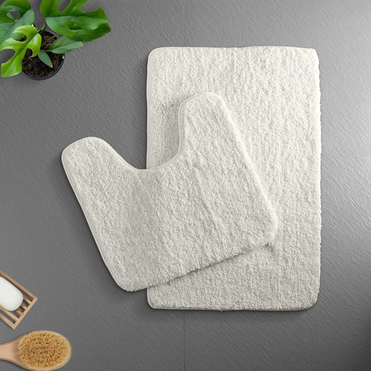 BowLift | VeluSoft Plush Microfiber Bath Mat | Quick-Absorbing, Non-Slip Bathroom Rug for Comfort and Safety
