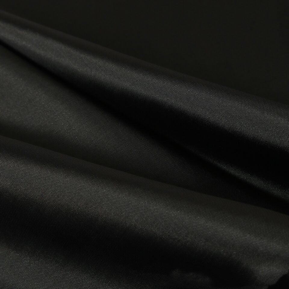 BowLift | Waterproof black polyester shower curtain with various size options