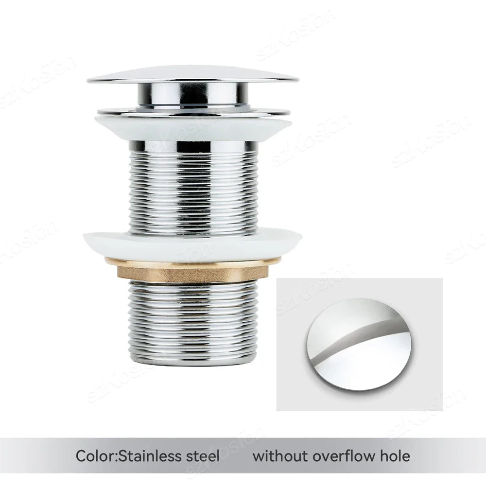 BowLift | Pop-Up Basin Drain Plug with Overflow Options (1+1 FREE)