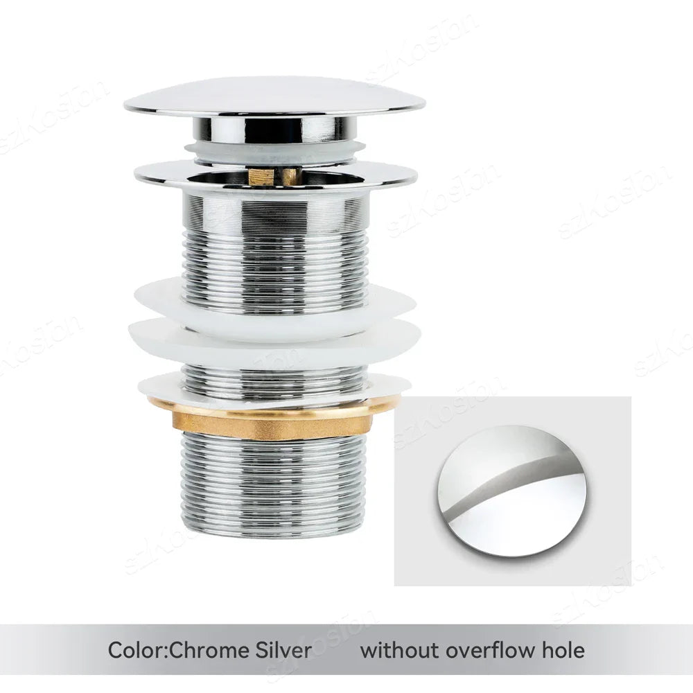 BowLift | Pop-Up Basin Drain Plug with Overflow Options (1+1 FREE)