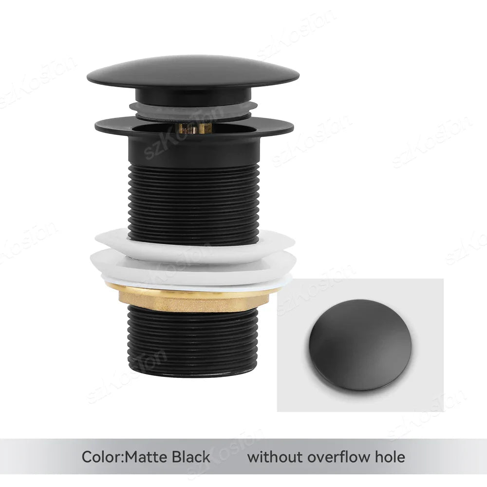 BowLift | Pop-Up Basin Drain Plug with Overflow Options (1+1 FREE)