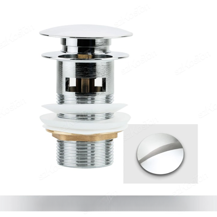 BowLift | Pop-Up Basin Drain Plug with Overflow Options (1+1 FREE)