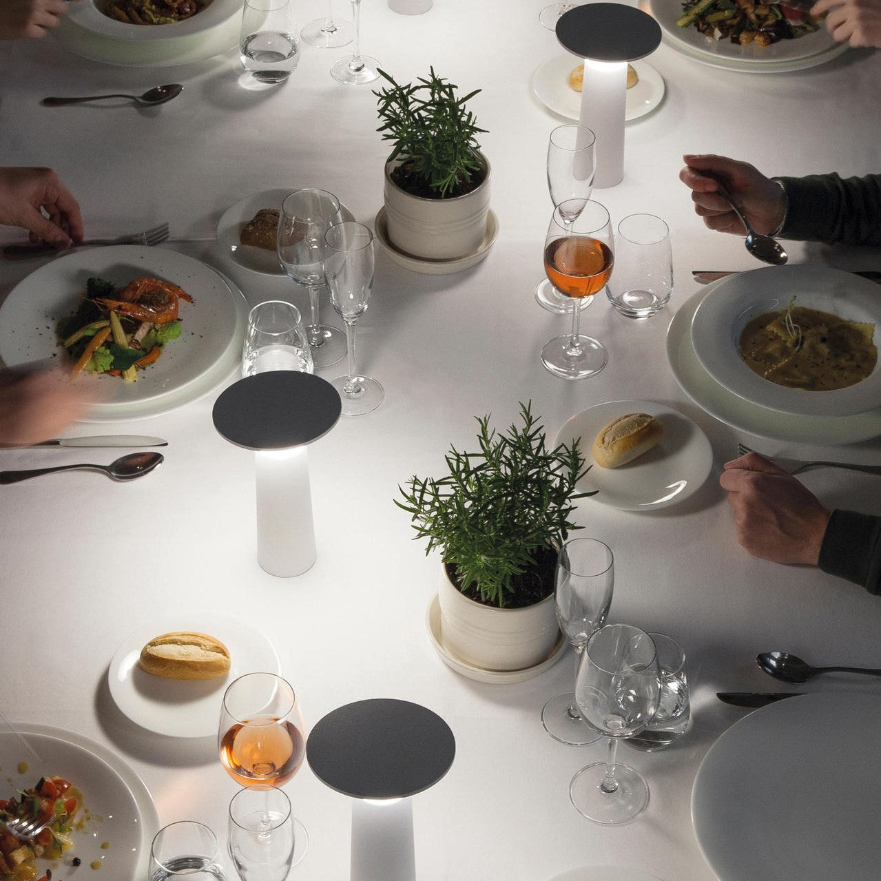 BowLift | Portable Dimmable Table Lamp - LumoFlex