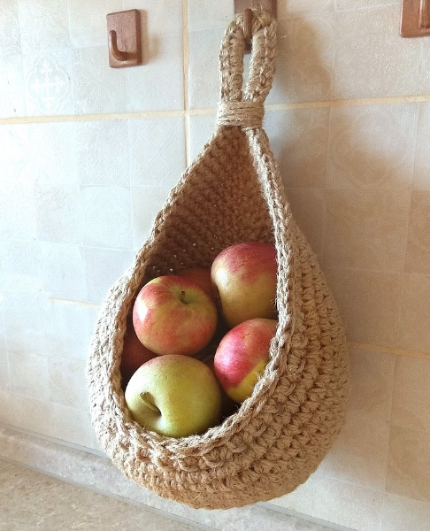 BowLift | Hanging basket - Storage for vegetables and fruits - On the wall