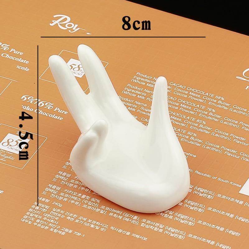 BowLift | Hand Shape Ceramic Egg Cup Holder
