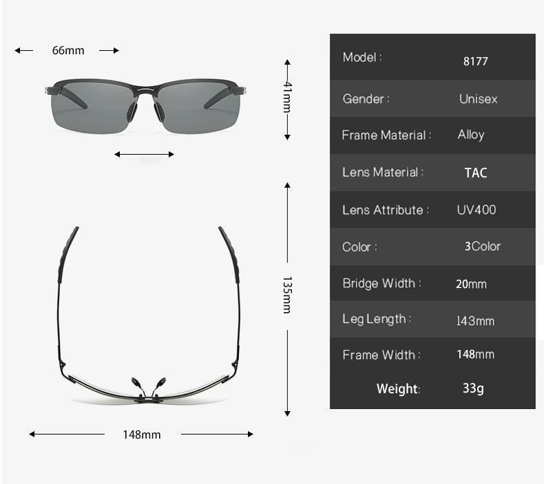 BowLift | Photochromic Sunglasses with Polarized Lenses