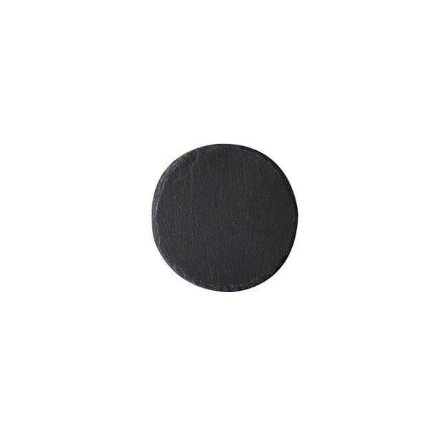 BowLift | Wooden Slate Round Snack Food Plate
