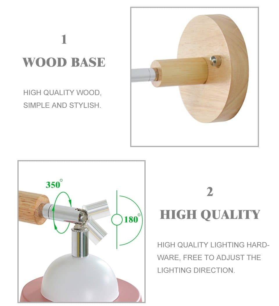 BowLift | Rotatable Collin Wall Light with Pull Chain Switch