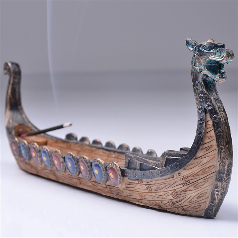 BowLift | Retro Dragon Boat Incense Holder