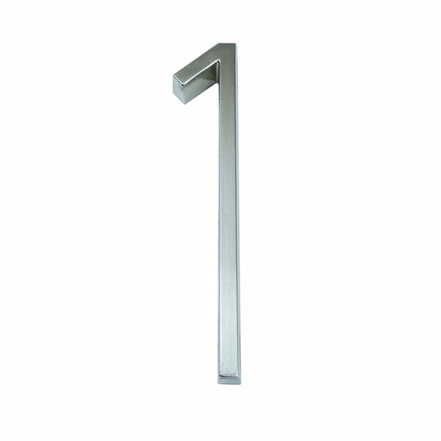 BowLift | Silver modern house numbers
