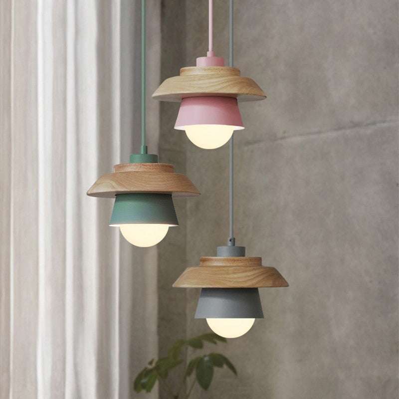 BowLift | Modern Nordic Wooden Pendant Light