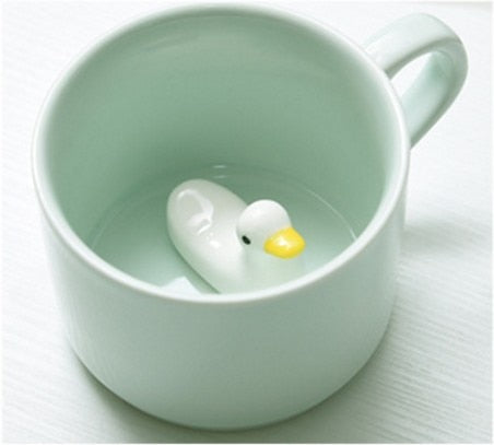 BowLift | 3D Creative Cartoon Animal Ceramic Mugs