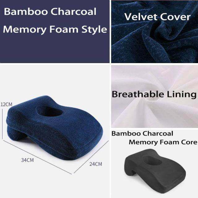BowLift | Neck Support Memory Foam Headrest Pillow