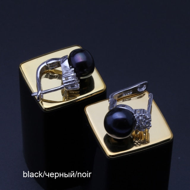 BowLift | Fashion Natural freshwater black pearl ear clip