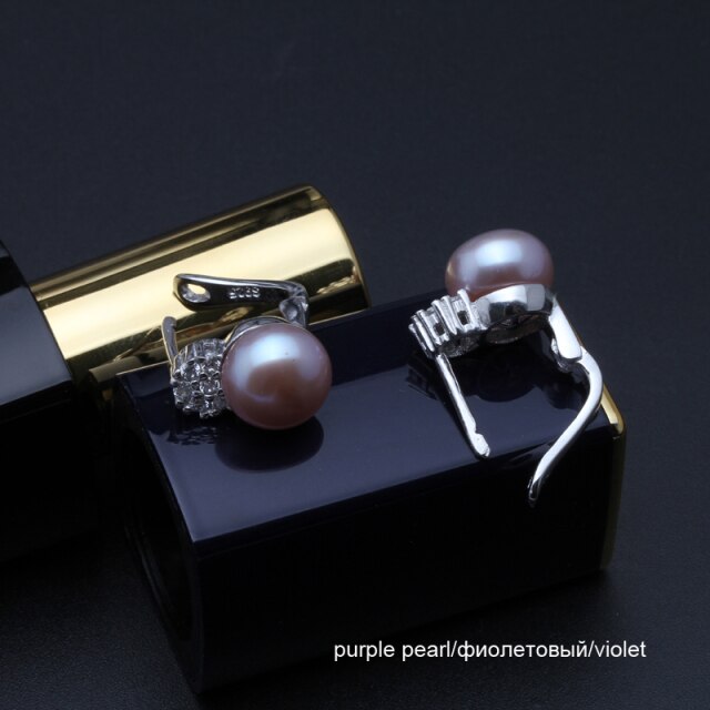 BowLift | Fashion Natural freshwater black pearl ear clip