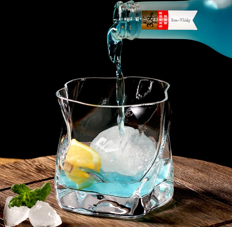 BowLift | Distorted Texture Whisky Glass Set