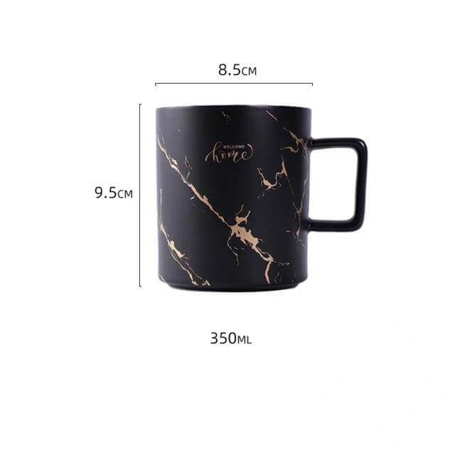 BowLift | Elegant Nordic Marble Ceramic Coffee Mugs
