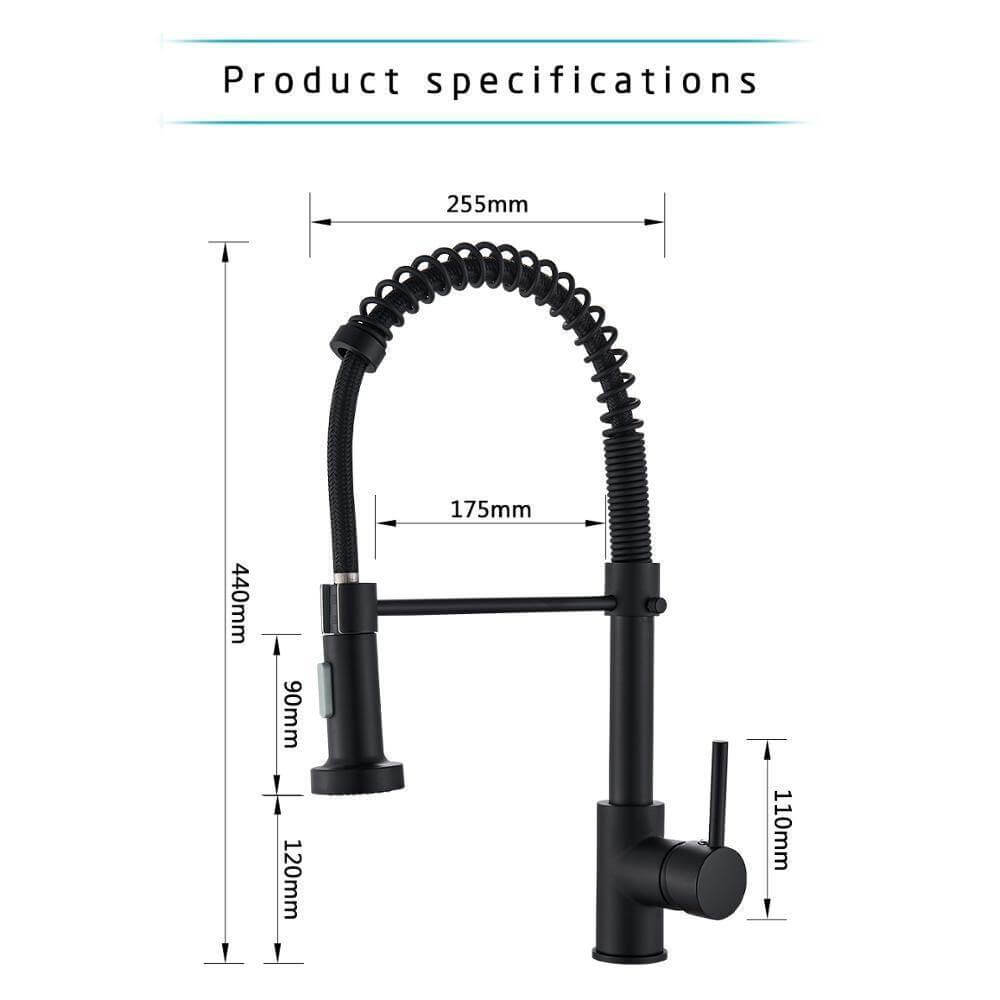 BowLift | 360 Degree Rotation Stream Sprayer Kitchen Faucet
