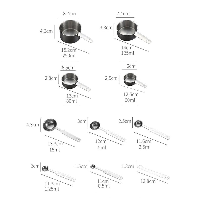 BowLift | Premium Stackable Measuring Spoon Set