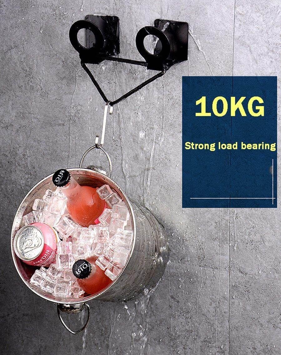 BowLift | Mat Black No Drill Metal Kitchen Storage